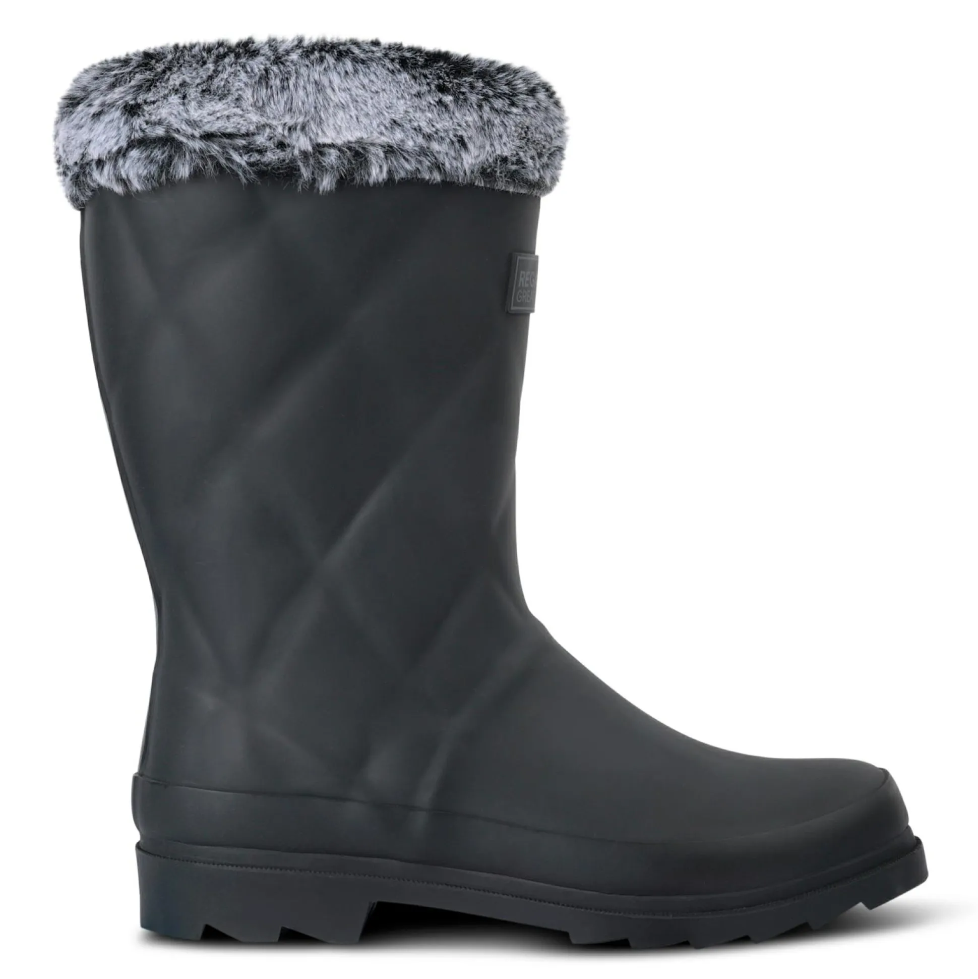 Women's Luxley Mid Fur Lined Wellies | Black