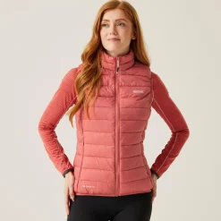 Women's Marizion Baffled Gilet | Mineral Red