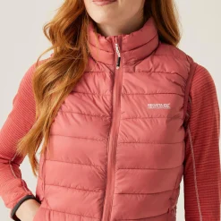 Women's Marizion Baffled Gilet | Mineral Red