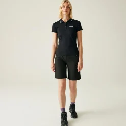 Women's Maverick V Active Polo Shirt | Black