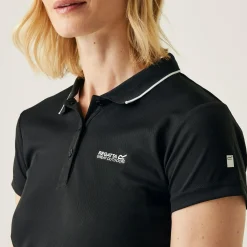 Women's Maverick V Active Polo Shirt | Black