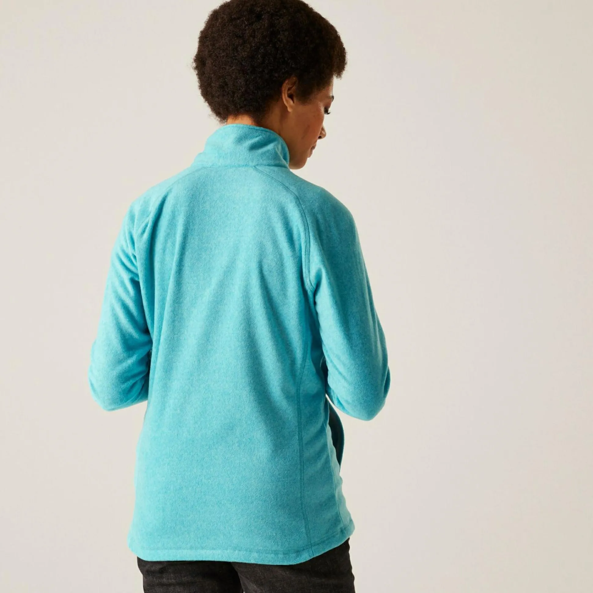 Women's Mayse Full Zip Fleece | Turquoise Marl