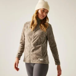 Women's Mayse Full Zip Fleece | Taupe Beige