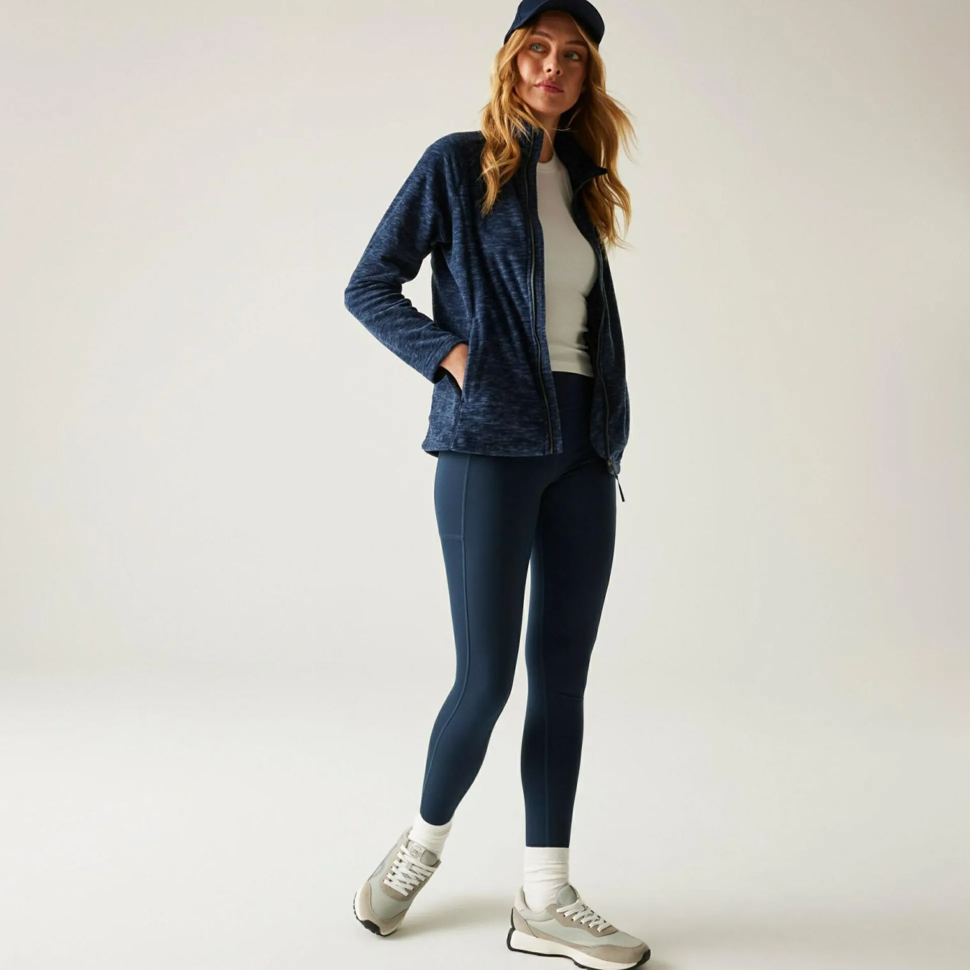 Women's Mayse Full Zip Fleece | Navy Blue