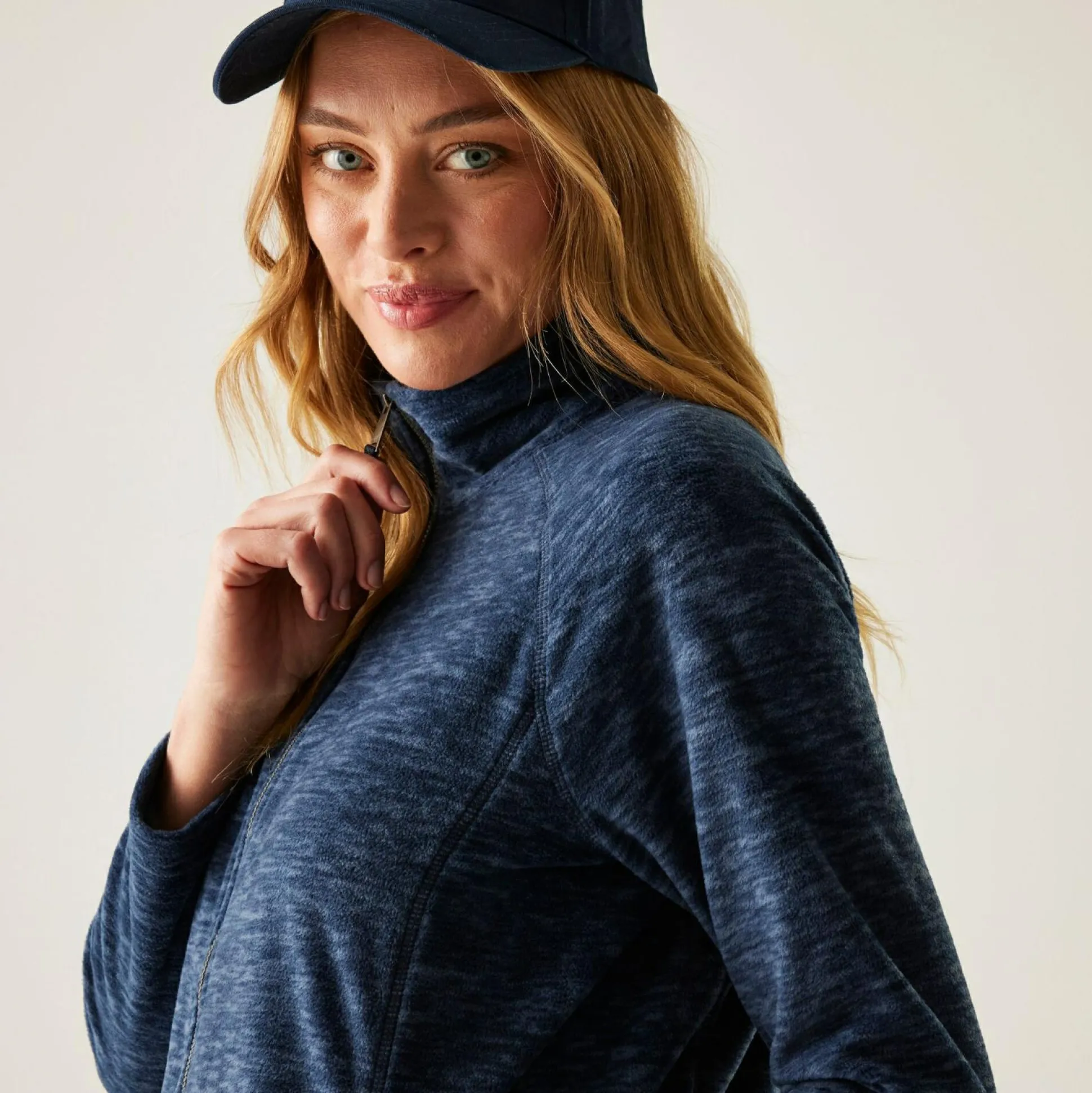 Women's Mayse Full Zip Fleece | Navy Blue