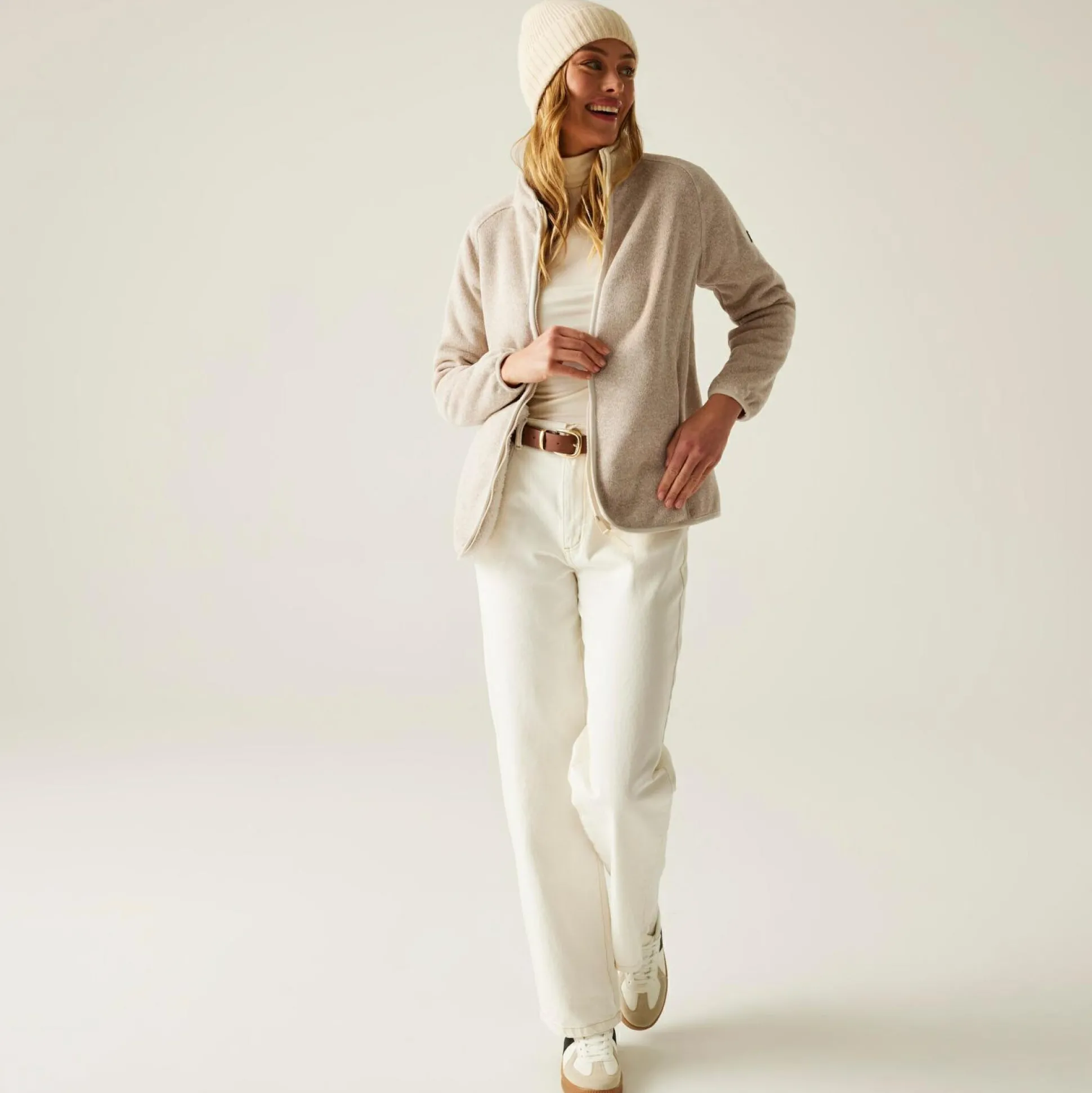Women's Mellrey Full Zip Fleece | Light Vanilla