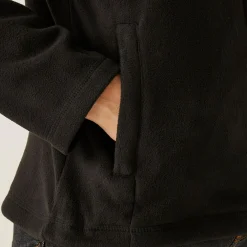Women's Micro Lightweight Full Zip Fleece | Black