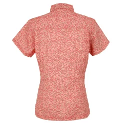 Women's Mindano VIII Short Sleeve Shirt | Peach Bloom Leaf Print