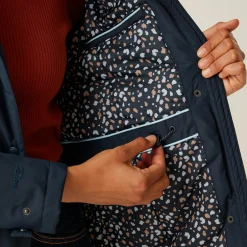 Women's Mireya Waterproof Insulated Jacket | Navy Spot Print