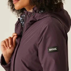 Women's Mireya Waterproof Insulated Jacket | Deep Plum Spot Print
