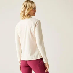 Women's Montes Lightweight Half-Zip Fleece | Light Vanilla White