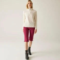 Women's Montes Lightweight Half-Zip Fleece | Light Vanilla White