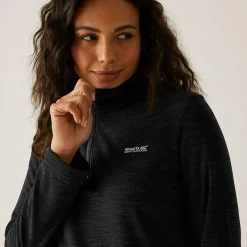 Women's Montes Lightweight Half-Zip Fleece | Seal Grey Ash