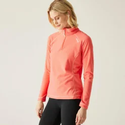 Women's Montes Lightweight Half-Zip Fleece | Peach Bloom Shell Pink