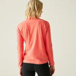 Women's Montes Lightweight Half-Zip Fleece | Peach Bloom Shell Pink