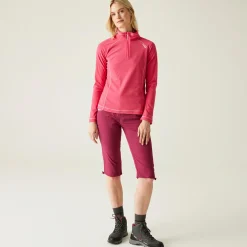 Women's Montes Lightweight Half-Zip Fleece | Pop Raspberry Ripple