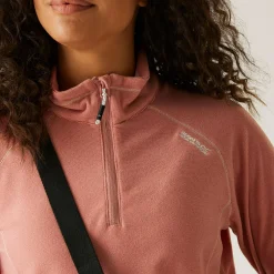 Women's Montes Lightweight Half-Zip Fleece | Dusty Rose