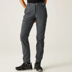 Women's Mountain Zip Off Walking Trousers | Seal Grey