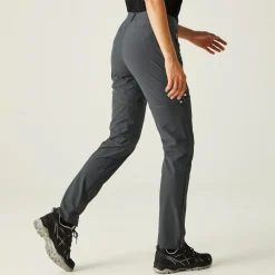 Women's Mountain Zip Off Walking Trousers | Seal Grey