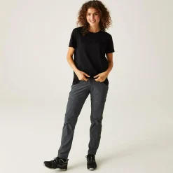 Women's Mountain Zip Off Walking Trousers | Seal Grey