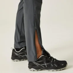 Women's Mountain Zip Off Walking Trousers | Seal Grey