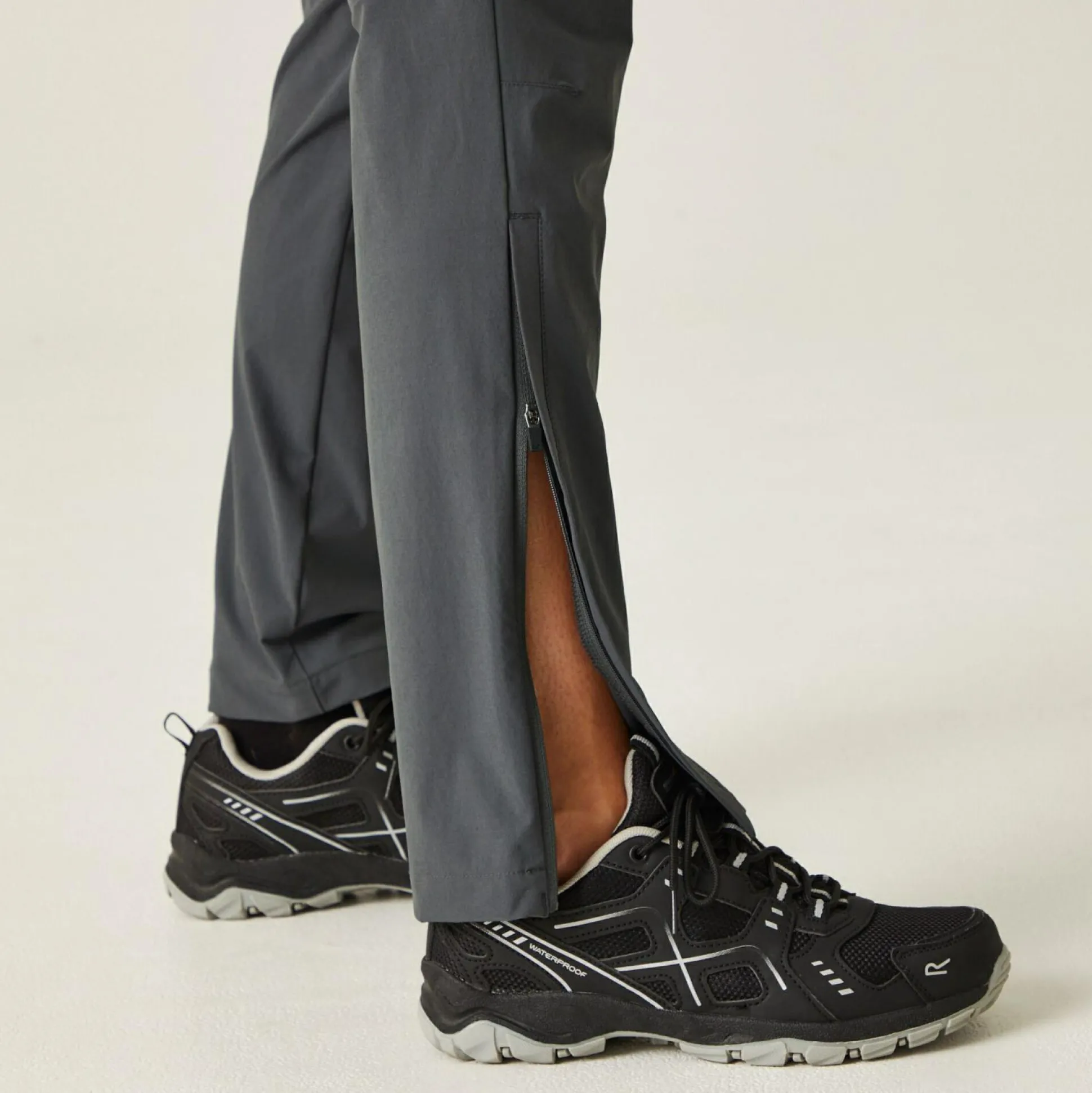 Women's Mountain Zip Off Walking Trousers | Seal Grey