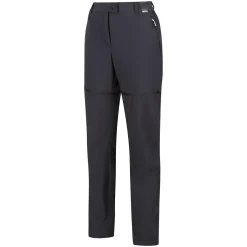 Women's Mountain Zip Off Walking Trousers | Seal Grey
