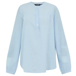 Women's Natine Lightweight Shirt | Chambray Blue Ticking Stripe