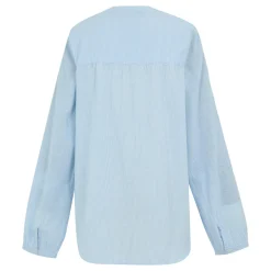 Women's Natine Lightweight Shirt | Chambray Blue Ticking Stripe