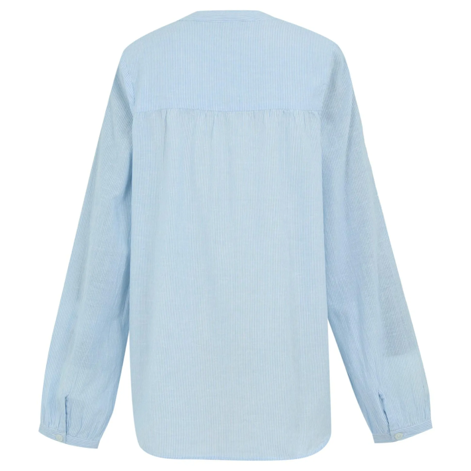 Women's Natine Lightweight Shirt | Chambray Blue Ticking Stripe
