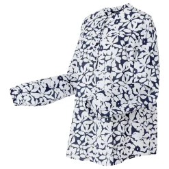 Women's Natine Lightweight Shirt | Navy White Large Floral