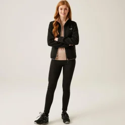 Women's Newhill Full Zip Fleece | Black Warm Taupe