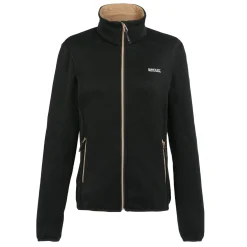 Women's Newhill Full Zip Fleece | Black Warm Taupe