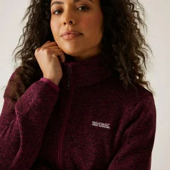 Women's Newhill Full Zip Fleece | Dark Pimento
