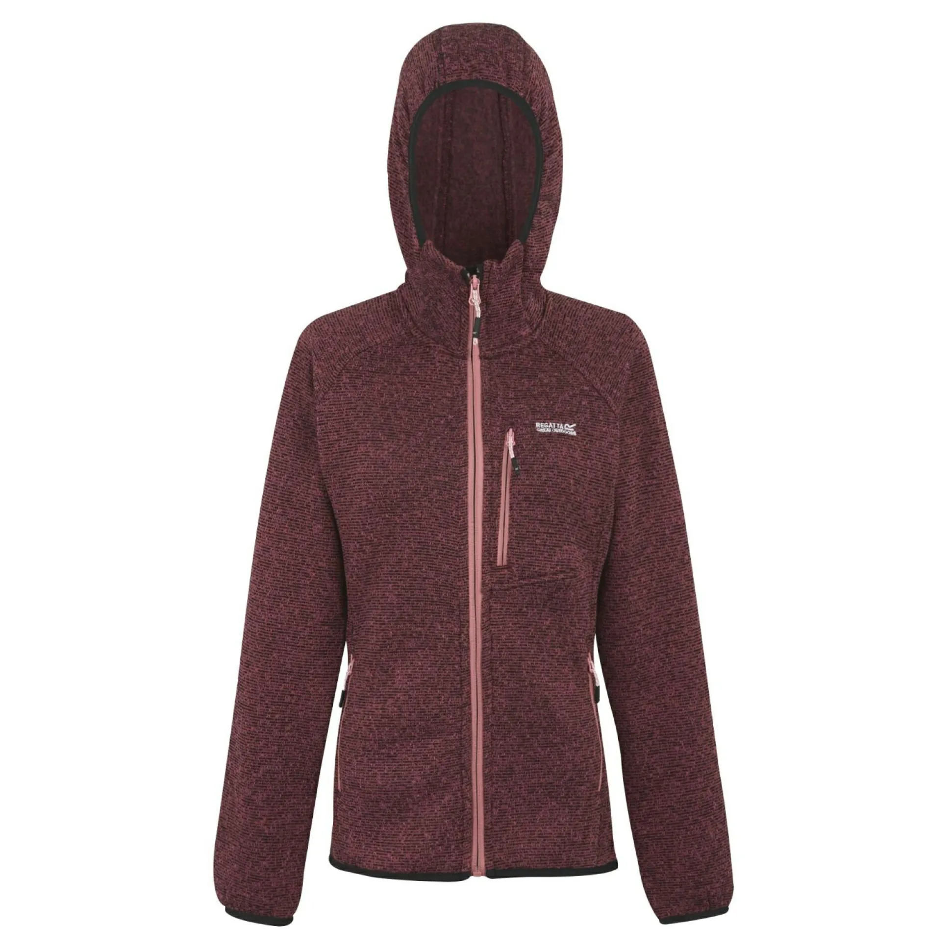 Women's Newhill Hooded Full Zip Fleece | Dusty Rose