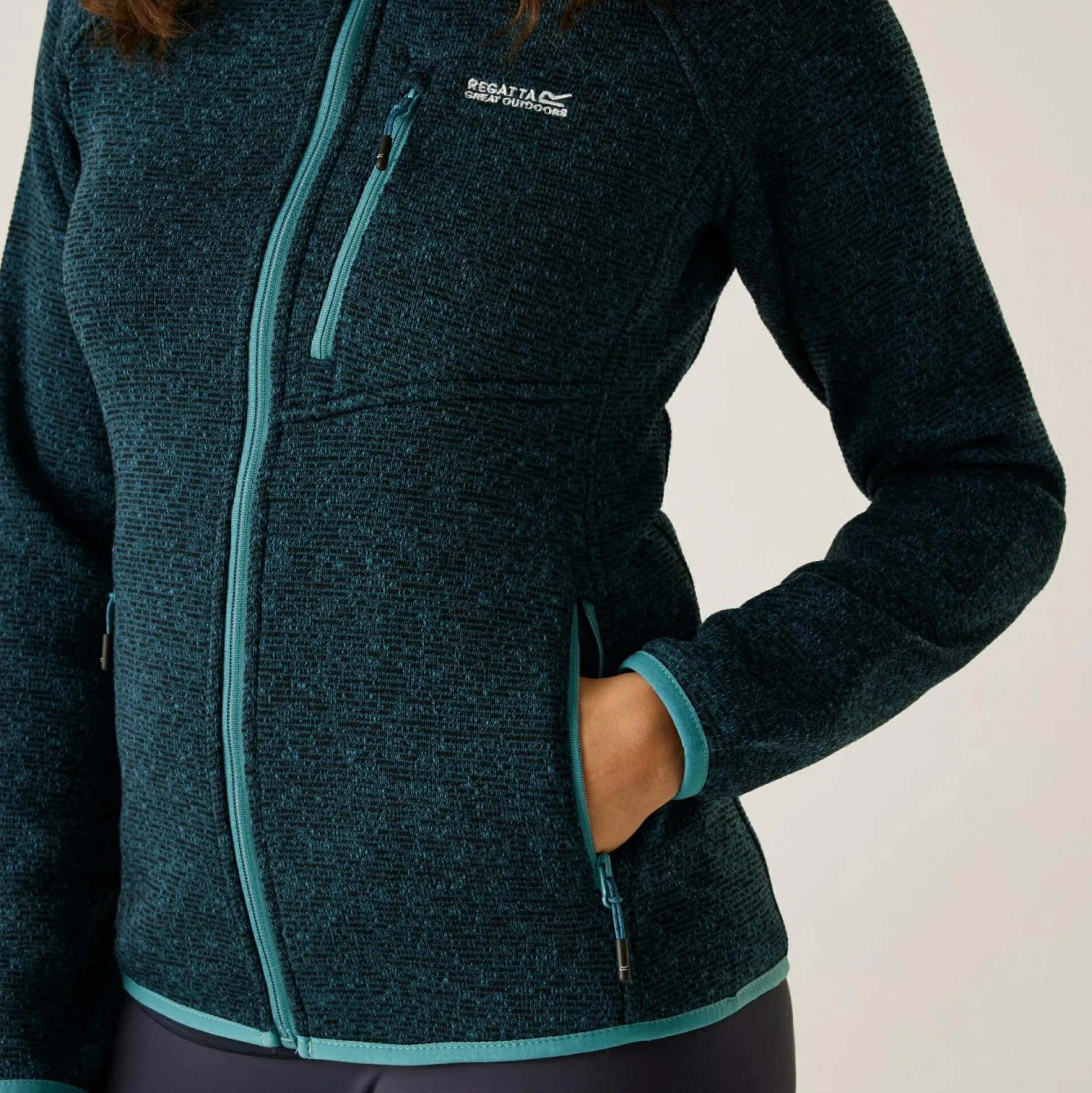 Women's Newhill Hooded Full Zip Fleece | Blue