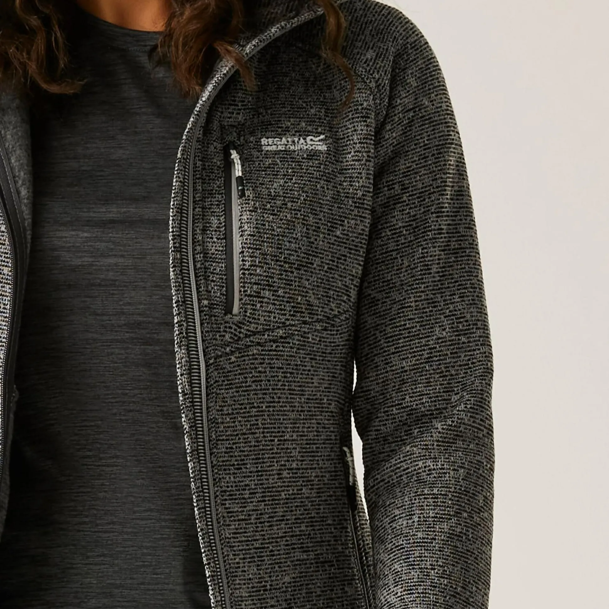 Women's Newhill Hooded Full Zip Fleece | Grey