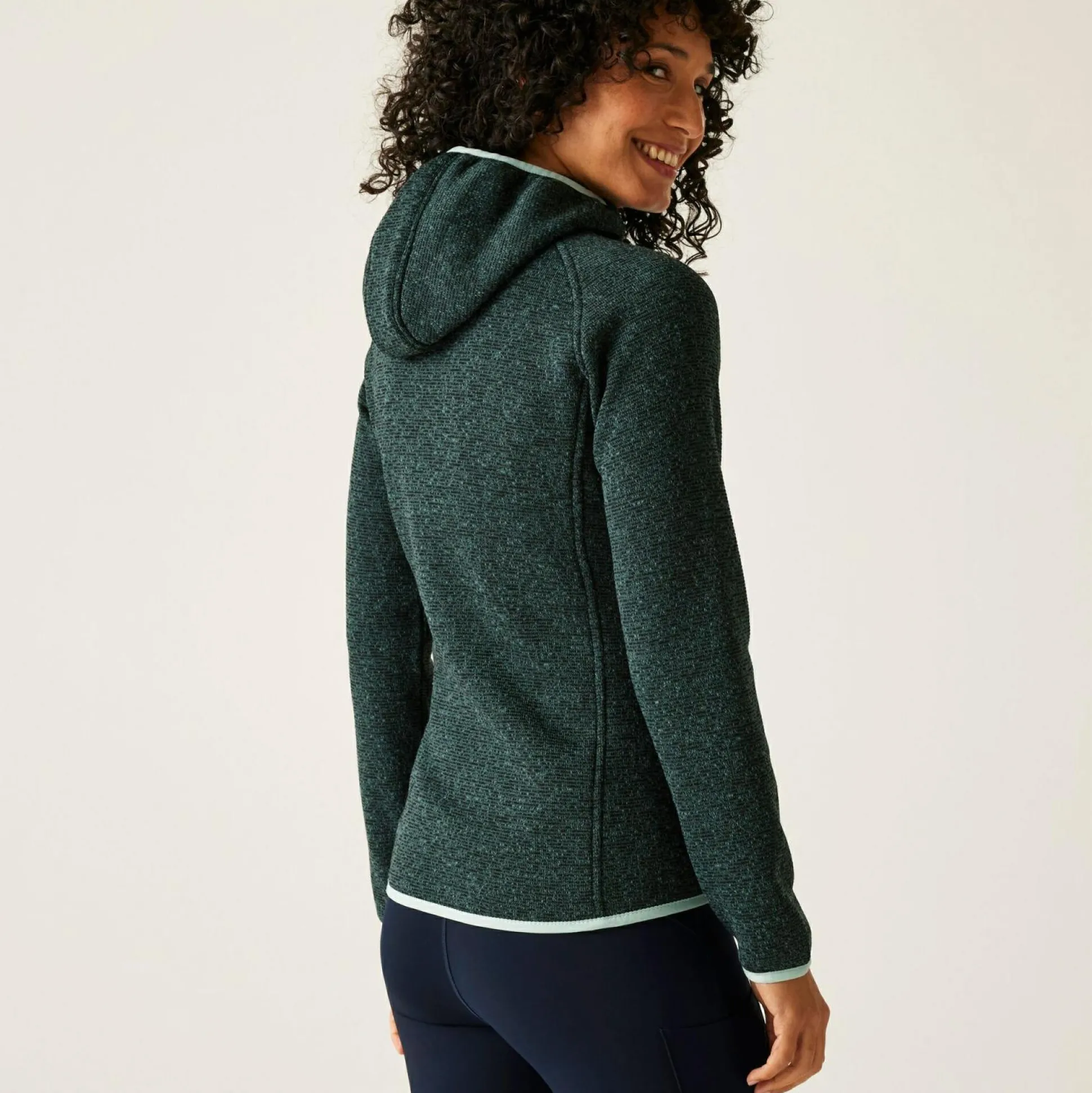 Women's Newhill Hooded Full Zip Fleece | Spruce Green