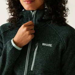 Women's Newhill Hooded Full Zip Fleece | Spruce Green