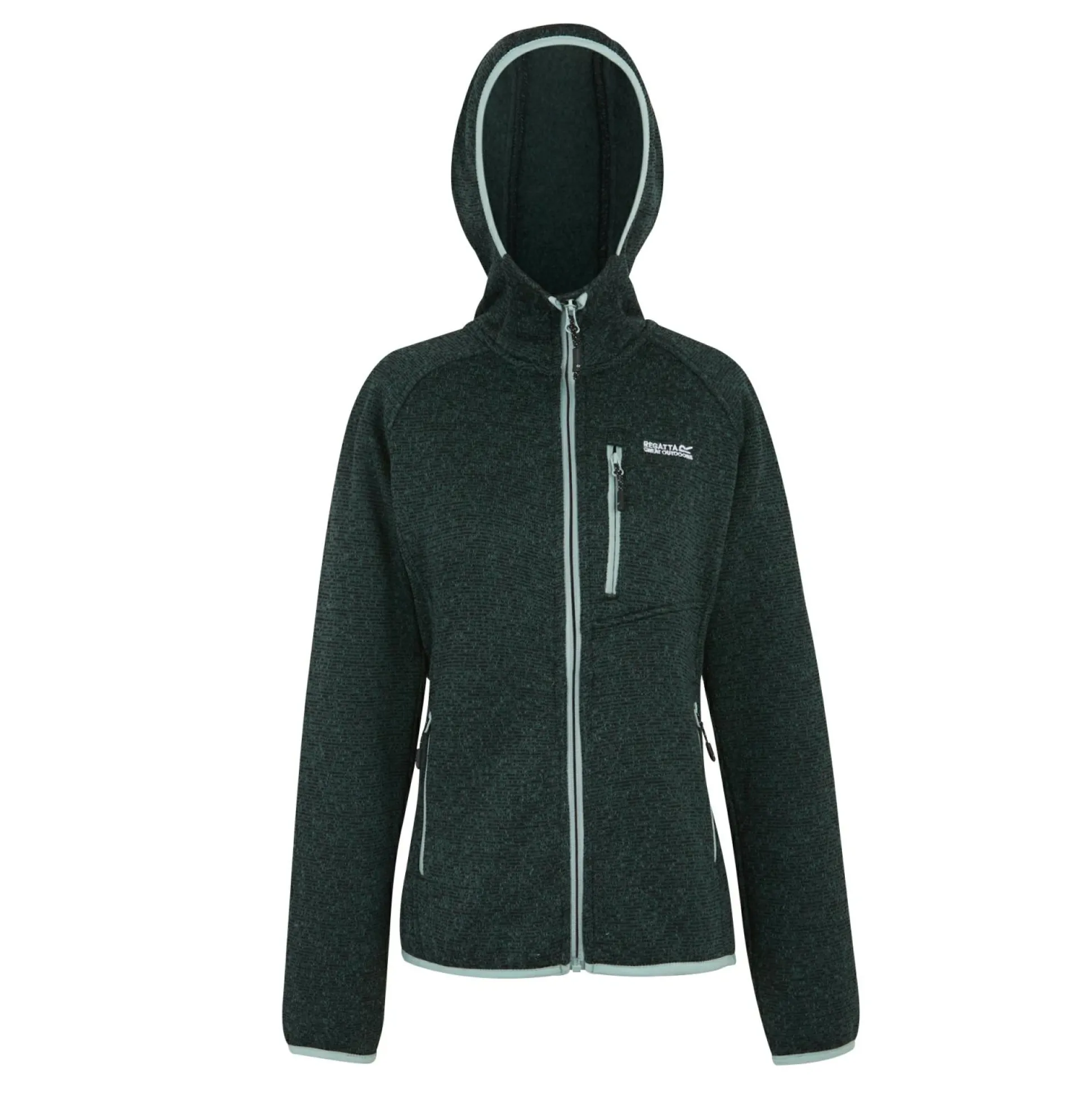 Women's Newhill Hooded Full Zip Fleece | Spruce Green