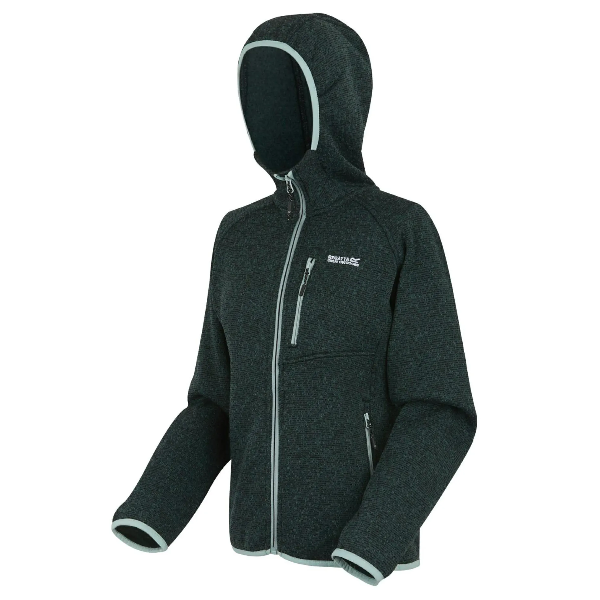 Women's Newhill Hooded Full Zip Fleece | Spruce Green