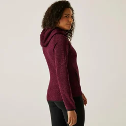Women's Newhill Hooded Full Zip Fleece | Dark Pimento
