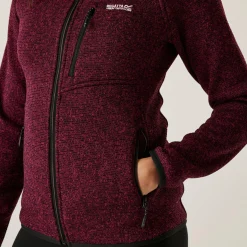 Women's Newhill Hooded Full Zip Fleece | Dark Pimento