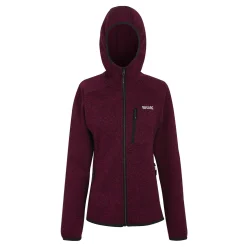 Women's Newhill Hooded Full Zip Fleece | Dark Pimento