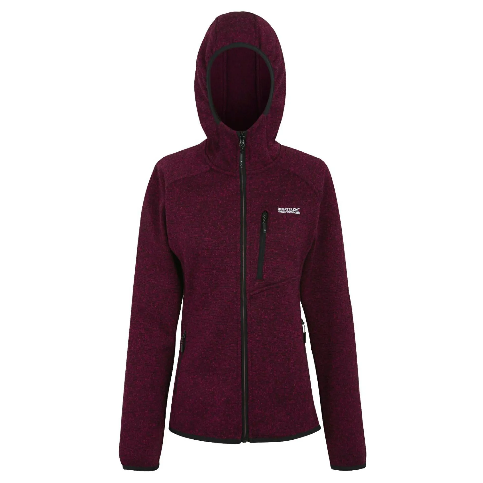 Women's Newhill Hooded Full Zip Fleece | Dark Pimento
