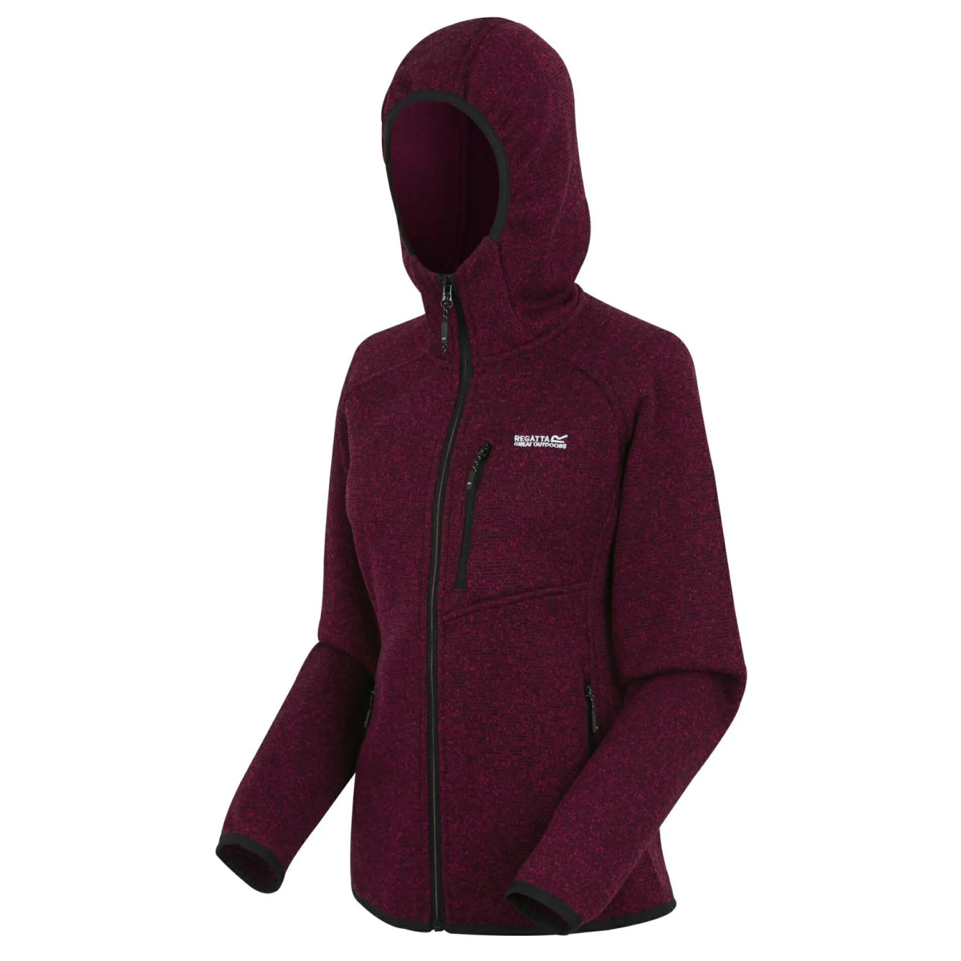 Women's Newhill Hooded Full Zip Fleece | Dark Pimento