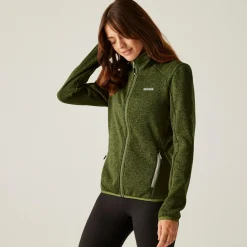 Women's Newhill II Full Zip Fleece | Nephrite Green Light Vanilla