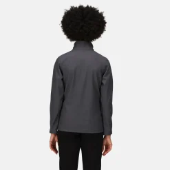 Women's Octagon II Printable 3 Layer Membrane Softshell Jacket | Seal Grey Black