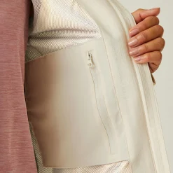 Women's Okara Waterproof Jacket | Light Vanilla Lilas