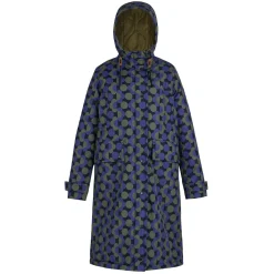 Women's Orla Kiely Long Length Waterproof Jacket | Blue